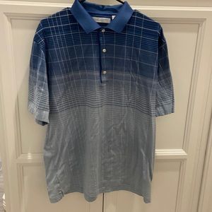 Greg Norman Large Blue Golf shirt